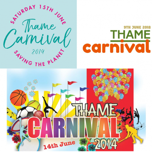 Previous Thame Carnival logos